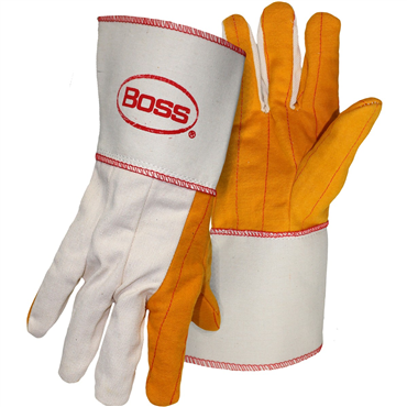 Double Palm L Size White Glove