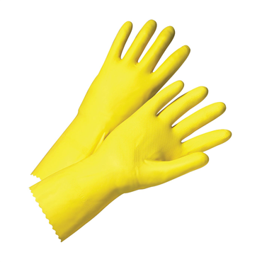 18 mil Thickness Flocked Latex Chemical Resistant Glove