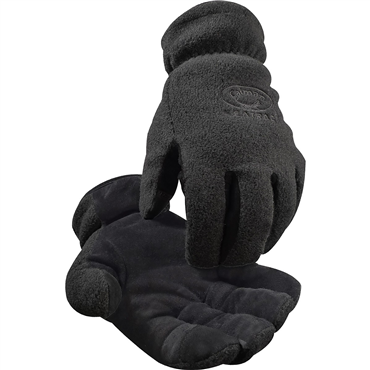 XL Gray Leather Cold Protection Glove