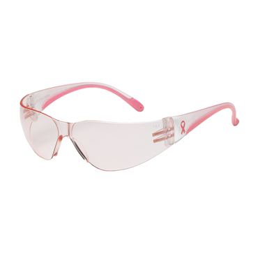 Pink Anti-Scratch One Size Safety Glasses