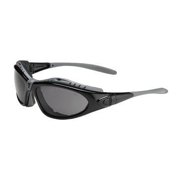 Black Anti-Scratch FogLess 3Sixty One Size Safety Glasses