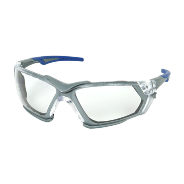 Gray Anti-Scratch Anti-Fog One Size Safety Glasses