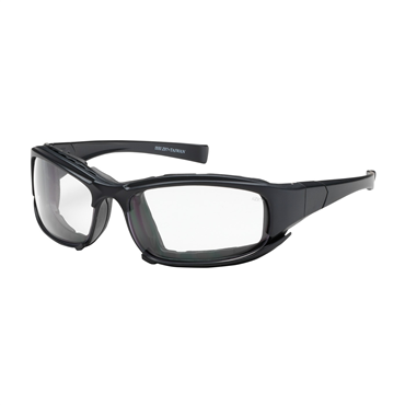 Black Anti-Scratch Anti-Fog One Size Safety Glasses