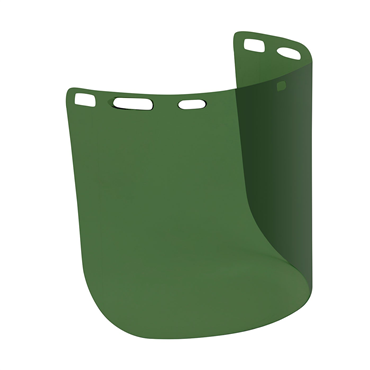 Green Polycarbonate One Size Visor