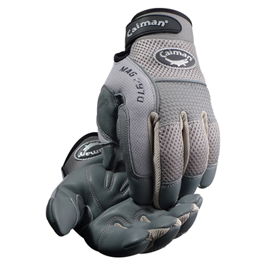 Split Deerskin Leather Palm M Size Gray Glove