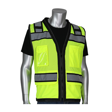 Hi-Vis Yellow Zipper 15 Pockets Medium Vests