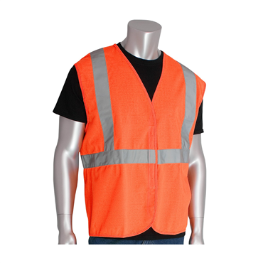 Hi-Vis Orange Hook and Loop X-Large Vests