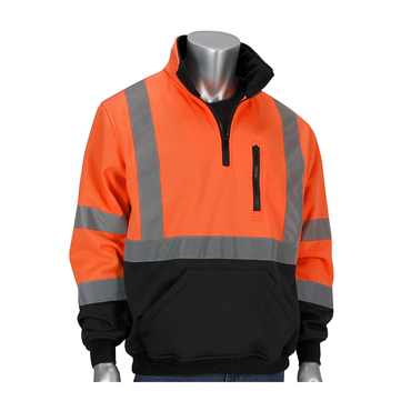 Hi-Vis Orange Fleece 2X-Large Sweatshirt