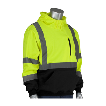 Hi-Vis Yellow Fleece 2X-Large Sweatshirt