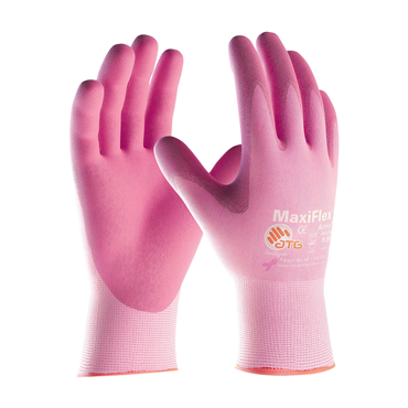 MicroFoam Grip L Size Pink Glove
