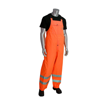 Hi-Vis Orange Polyester 4X-Large Bib