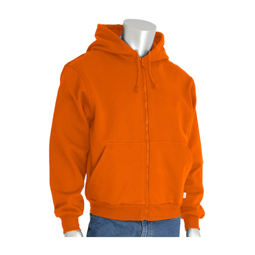 Orange Cotton Fleece Medium Shirt