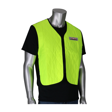 Hi-Vis Yellow Zipper 2X-Large Cooling Vest