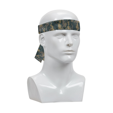 Blue One Size Poly Cotton Bandana