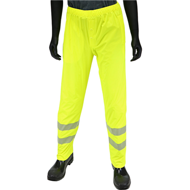 Hi-Vis Yellow PU 2X-Large Rain Pant