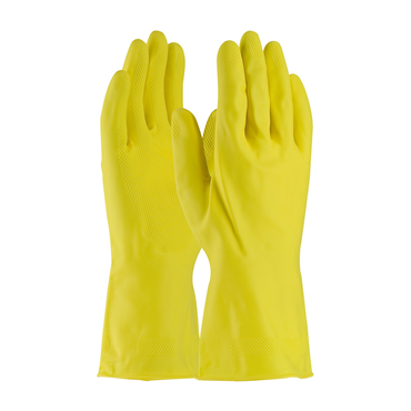18 mil Thickness Unlined 12 in Latex Chemical Resistant Glove