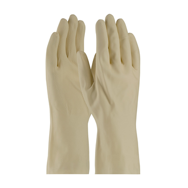 18 mil Thickness Unlined 12 in Latex Chemical Resistant Glove