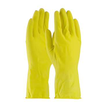 14 mil Thickness Flocked 12 in Latex Chemical Resistant Glove