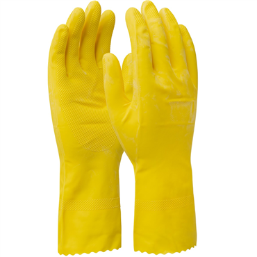 16 mil Thickness Flocked 12 in Latex Chemical Resistant Glove