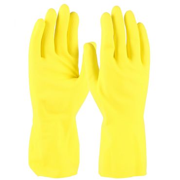 18 mil Thickness Flocked 12 in Latex Chemical Resistant Glove