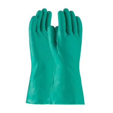 15 mil Thickness Unlined 13 in Nitrile Chemical Resistant Glove