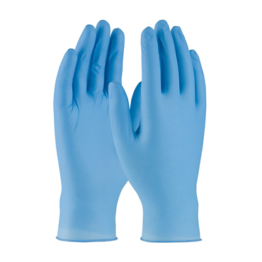 Blue Nitrile Powder Free X-Large Disposable Gloves