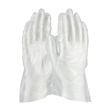 Clear Polyethylene Powder Free X-Large Disposable Gloves