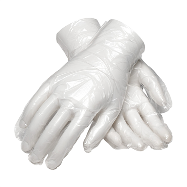 M Size Polyethylene Food Grade Textured Disposable Glove