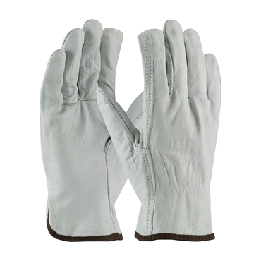 2XL Natural Slip-On Top Grain Cowhide Drivers Glove
