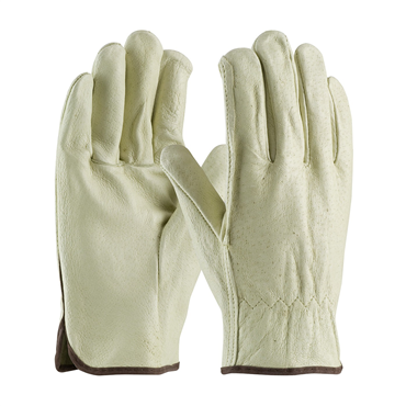 XL Natural Slip-On Top Grain Pigskin Drivers Glove