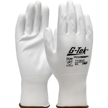 White Knit Wrist Cuff X-Large General Purpose Gloves