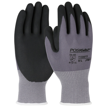 Foam Grip 2XL Size Gray Glove