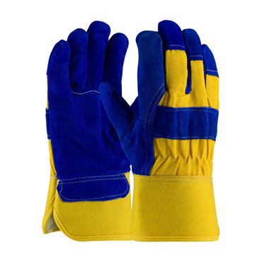 L Size Yellow Split Cowhide Cold Protection Glove