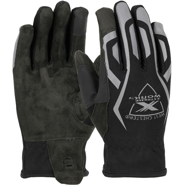 ToughX Suede Palm 2XL Size Gray Glove