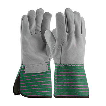 XL Gauntlet Rubberized Cuff Leather Palm Glove