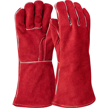 Cotton L Size Gauntlet Welding Glove