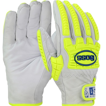 XL Natural Slip-On Top Grain Goatskin Drivers Glove