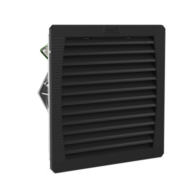 PF Series 4.0™ 156 cfm Black-RAL 9011 115 V Type 12 Filter Fan