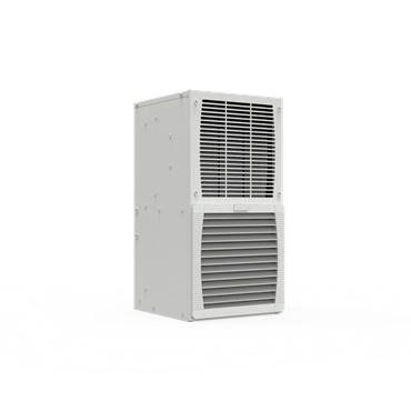 Electrostatically Powder Coated Steel Light Gray-RAL 7035 400 /460 V 2000-3000 BTU/hr Type 3R/4 Side Mount Cooling Unit