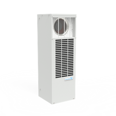 Electrostatically Powder Coated Steel Light Gray-RAL 7035 115 V 5000-7000 BTU/hr Type 12 Side Mount Cooling Unit