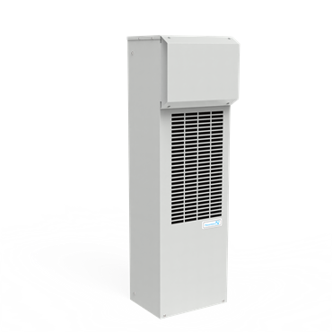 Electrostatically Powder Coated Steel Light Gray-RAL 7035 400 /460 V 10000-13000 BTU/hr Type 3R/4 Side Mount Cooling Unit