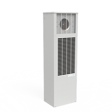 Electrostatically Powder Coated Steel Light Gray-RAL 7035 115 V 10000-13000 BTU/hr Type 12 Side Mount Cooling Unit