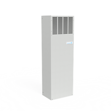 Electrostatically Powder Coated Steel Light Gray-RAL 7035 400 /460 V 7000-8500 BTU/hr Type 12 Side Mount Cooling Unit