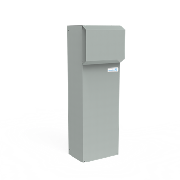 Electrostatically Powder Coated Steel Dark Gray-ANSI 61 400 /460 V 7000-8500 BTU/hr Type 3R/4 Side Mount Cooling Unit