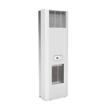Electrostatically Powder Coated Steel Light Gray-RAL 7035 400 /460 V 7000-11000 BTU/hr Recessed Mount Cooling Unit