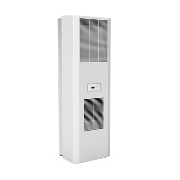 Electrostatically Powder Coated Steel Light Gray-RAL 7035 400 /460 V 13000-16000 BTU/hr Recessed Mount Cooling Unit