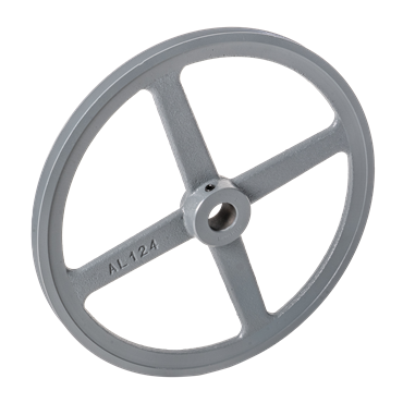 Cast Iron 4L, A Belt Section 11.93 in OD 1 Groove No Keyway Sheave