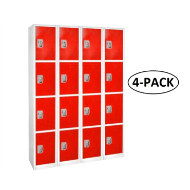 Alpine IndustriesADI629-204-RED-4PK