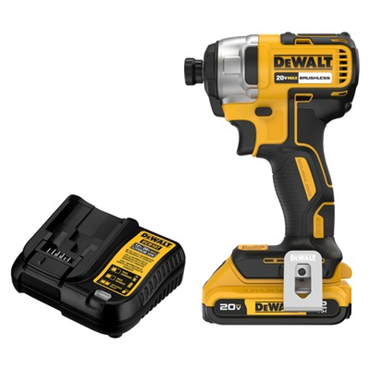 20 V 1/4 in Drive Brushless Cordless Impact Driver Kit