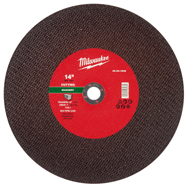 Silicon Carbide 1 in Type 1 Masonry Cut Off Wheel